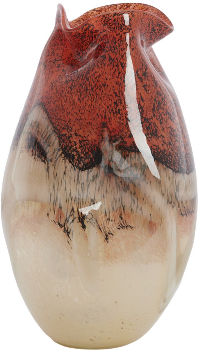 Vaas JORIEN - 18x17.5x32 cm - Rood