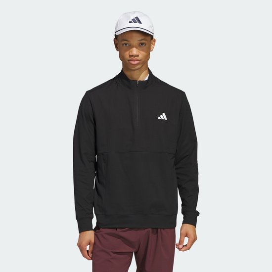 adidas Performance Ultimate365 Tour Pullover met Korte Rits - Heren - Zwart- XL van adidas — afbeelding 3