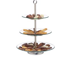 2 x etagere 3 laags - etagÃ¨re - presenteerschaal - cupcakes, fruit, gebak