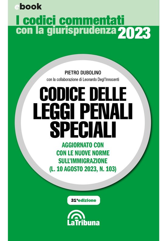 Codice delle leggi penali speciali - cover
