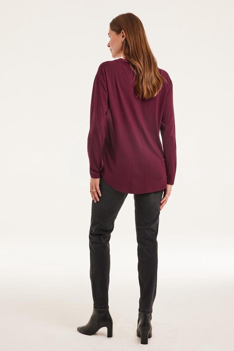 DIDI Dames Loose tee Cindy Windsor wine maat 48
