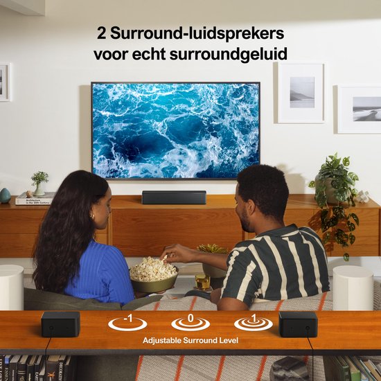 ULTIMEA Poseidon D60 5.1 Soundbar - Soundbar voor Tv-Soundbars -Zwart van Merkloos — afbeelding 4