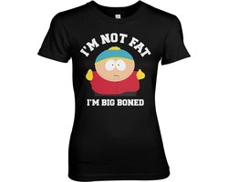 South Park I'm Not Fat I'm Big B-on-ed Girly T-shirt voor dames, zwart