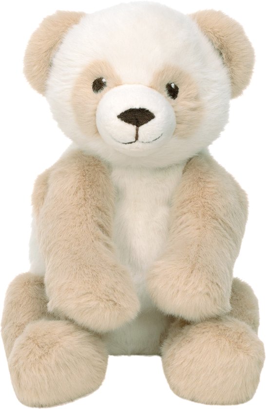 Happy Horse Panda Pinto Knuffel 28 cm - Wit/Beige - Baby knuffel