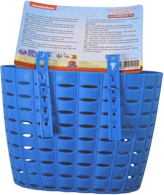 Paw Patrol Plastic Mandje - Jongens - Blauw van PAW PATROL — afbeelding 3