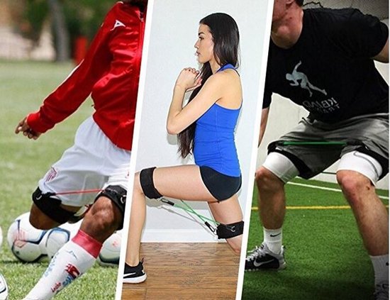 VORCOOL Sangles De Cuisse Rembourrées En Néoprène – 2 Anneaux D, Taille Unique, Pour Musculation, Taekwondo, Football, Running
