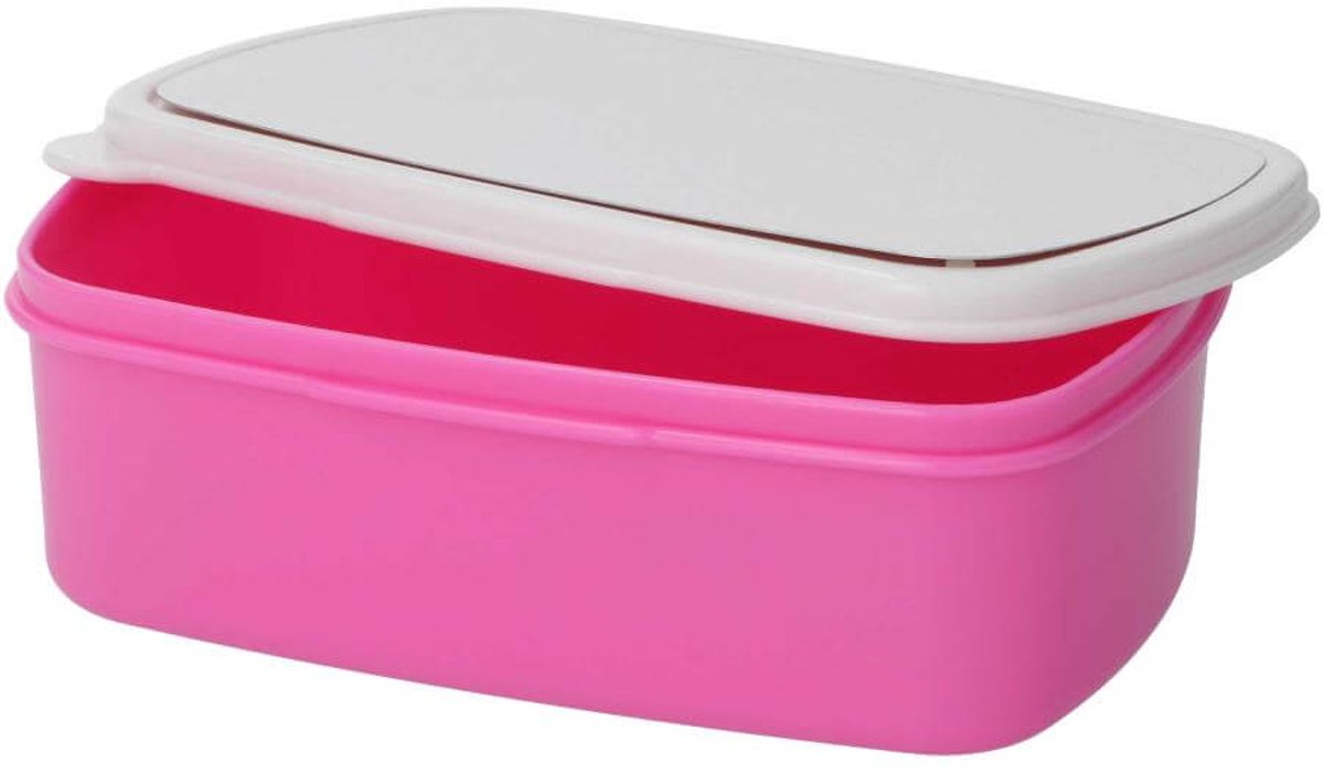Givio - Broodtrommel - Roze- Personaliseren