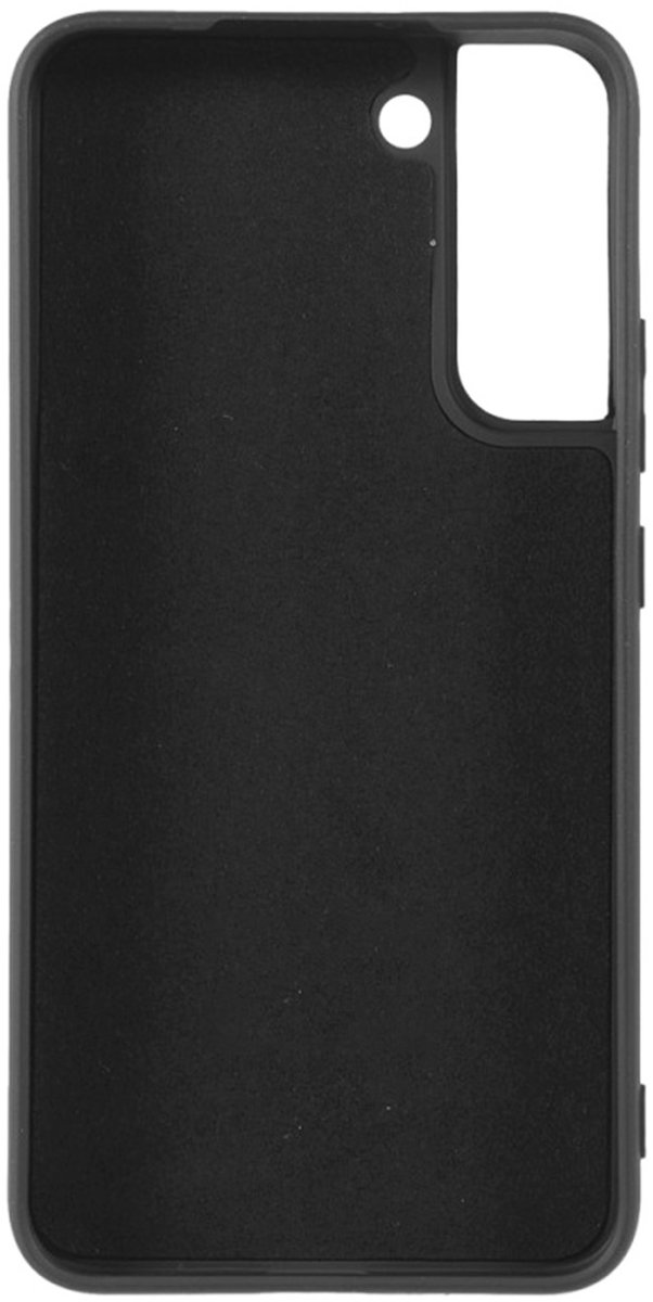Jaym, Hoesje Geschikt voor Samsung Galaxy S22 Premium Siliconen Microvezel, Blauw