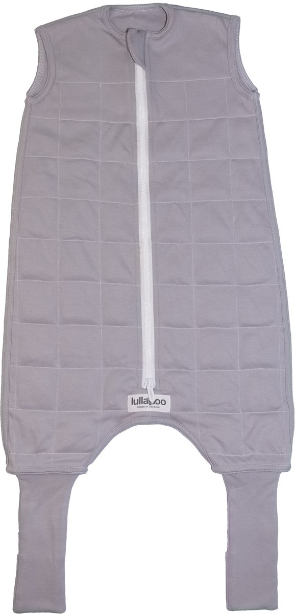 Baby Verzwaarde Slaapzak 18-36 mnd (maat MIDI) - Met open pijpen - Grijs - TOG 1.2 (Baby Weighted Sleeping Bag Lullaboo Free step)