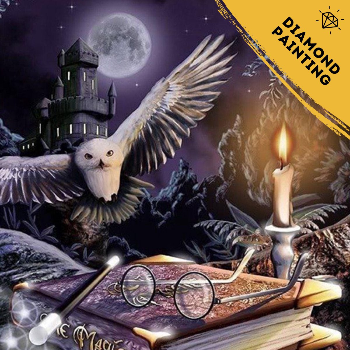 De Hobby Planeet Diamond Painting Harry Potter 30x40cm - Diamond Painting Volwassenen - Kinderen