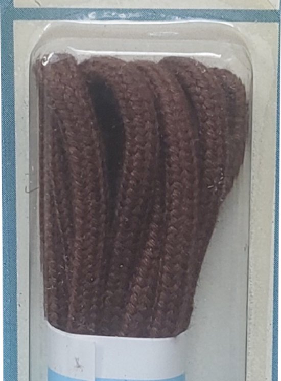 Lacet Cordial - Marron moyen - Rond Extra épais - Longueur 90 cm - Épaisseur 4,5 mm - Lacet