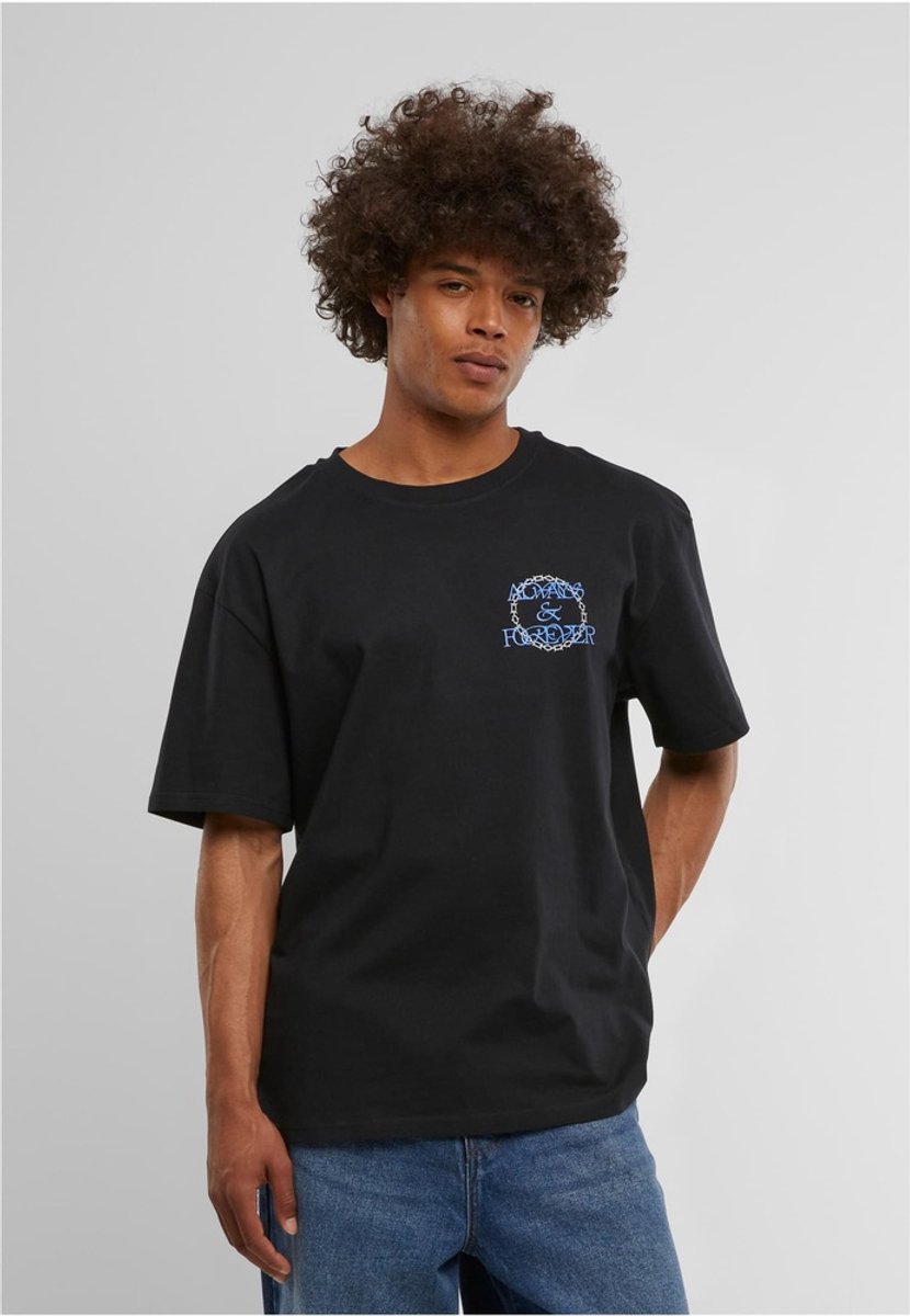 Mister Tee T-shirt The World Is Ours Oversize Zwart
