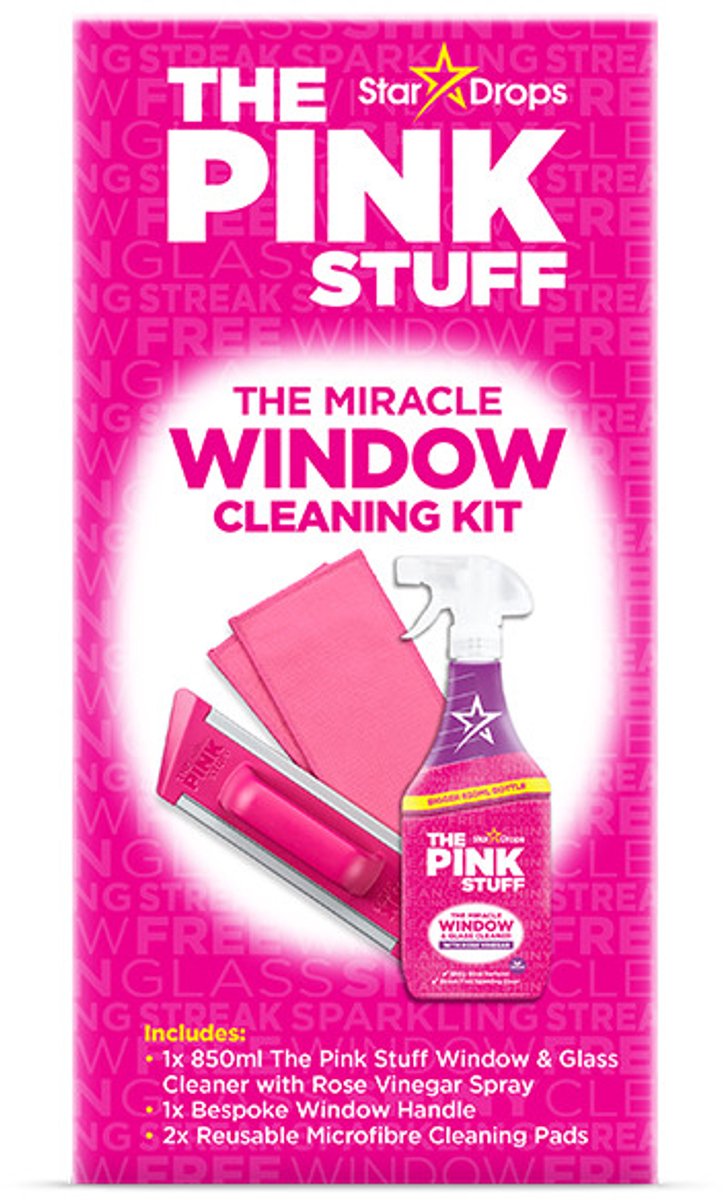 The Pink Stuff The Miracle Window Cleaning Kit