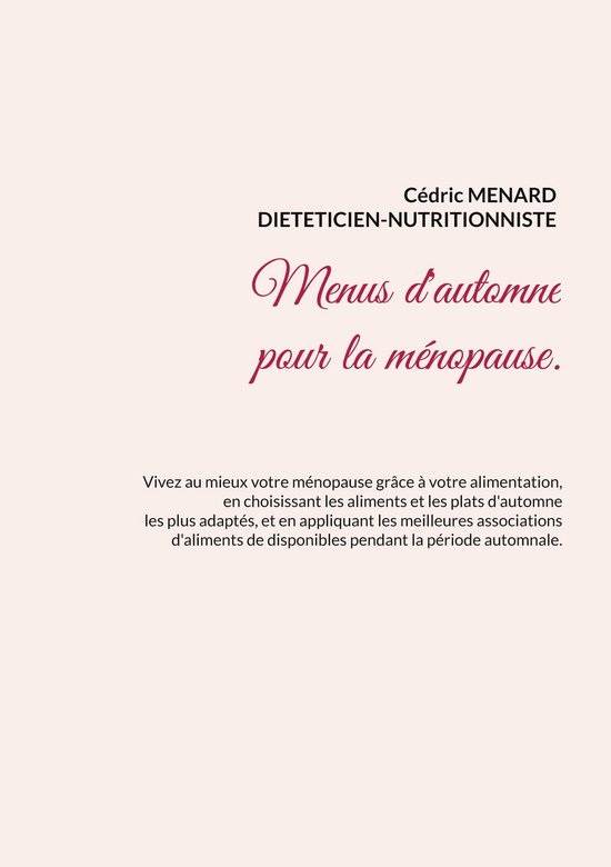 Savoir quoi manger tout simplement... - - Menus d'automne po ... - cover