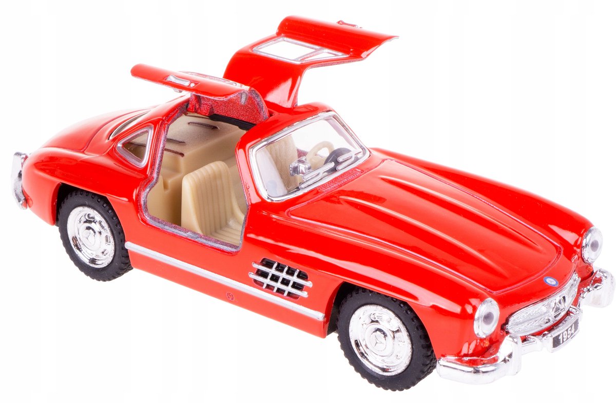 Kinsmart Mercedes-Benz 300 SL Modelauto Metaal 1:36 Rood