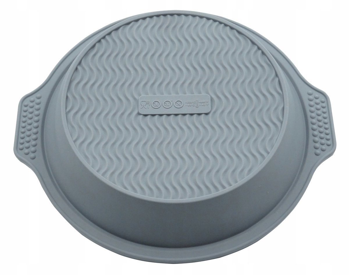 Ronde Siliconen Bakvorm met Stalen Rand - 27cm