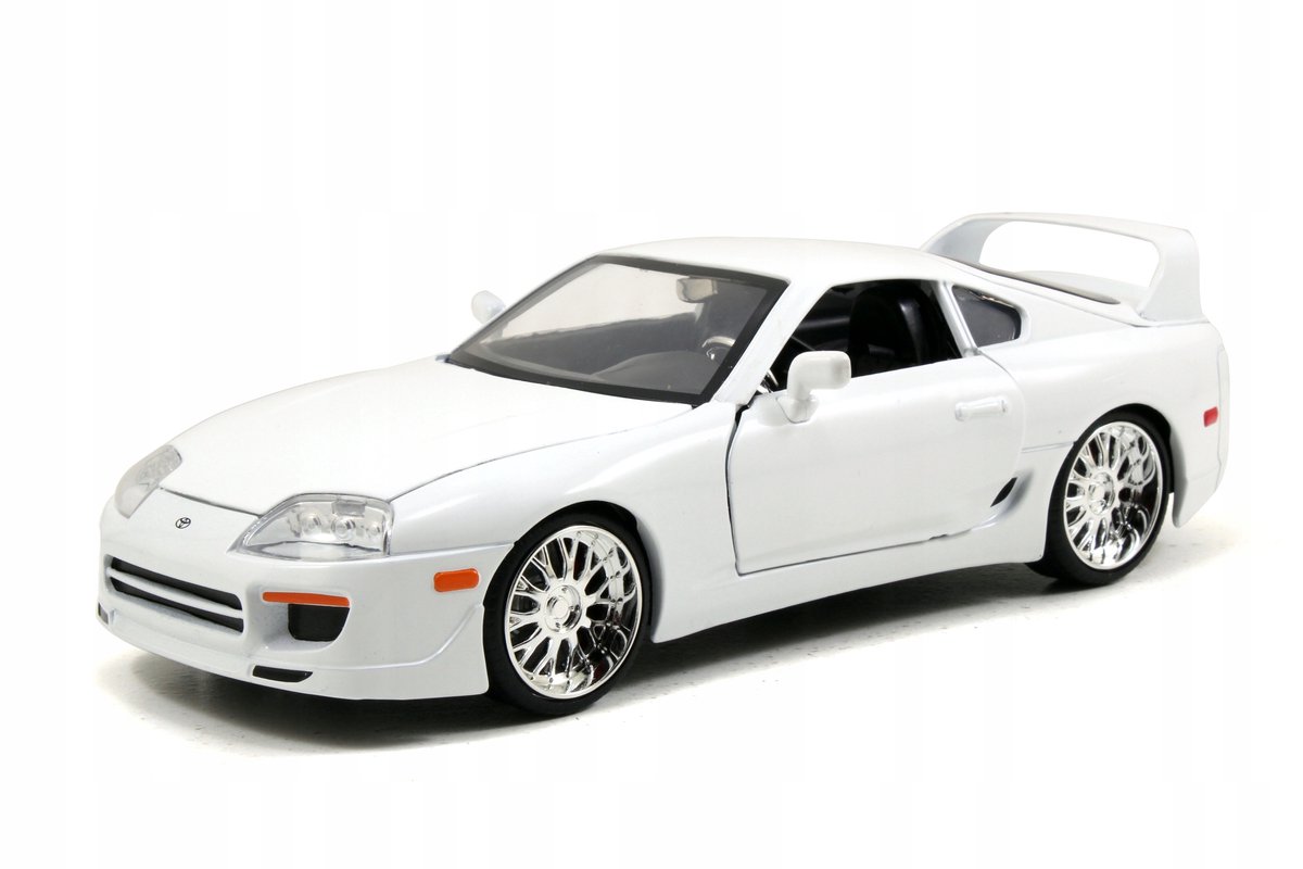 Jada Brian's Toyota Supra Wit 1:24 metalen model Fast & Furious