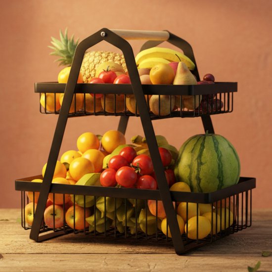 Janse Fruitschaal XL Draadmand