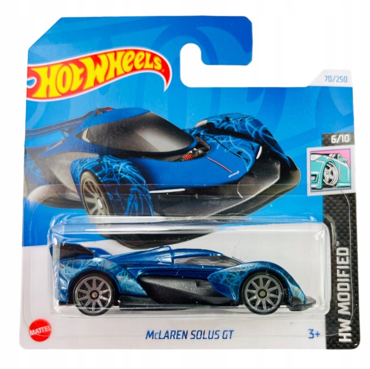 Hot Wheels McLaren Solus GT 1:64 - Blauw, serie HW aangepast
