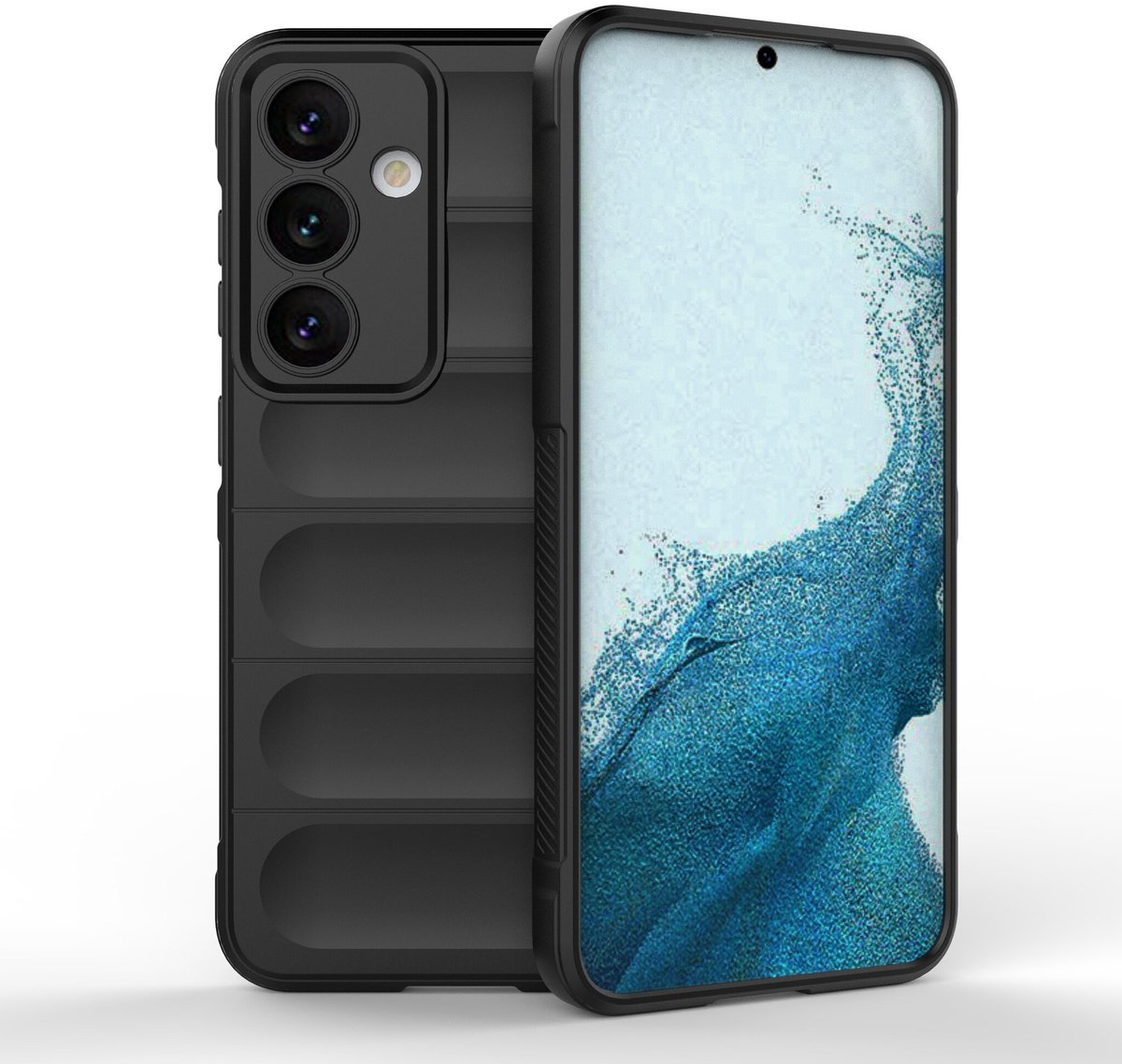 Solidenz AeroGrip geschikt voor Samsung Galaxy S24 Plus hoesje - Zwart