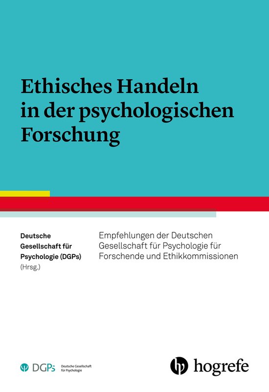 Ethisches Handeln in der psychologischen Forschung - cover
