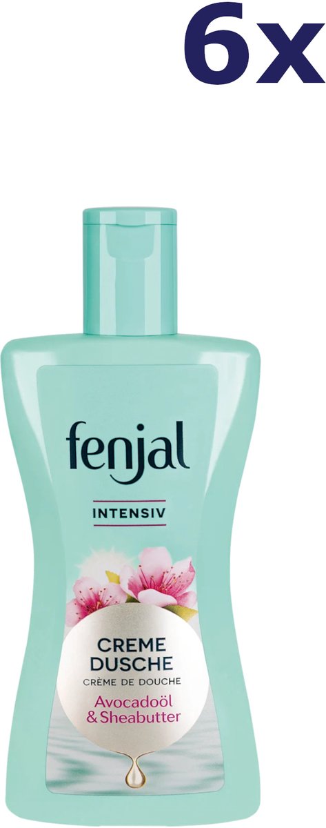 Fenjal Douchecrème Intensive - 6x200ml - Voordeelverpakking