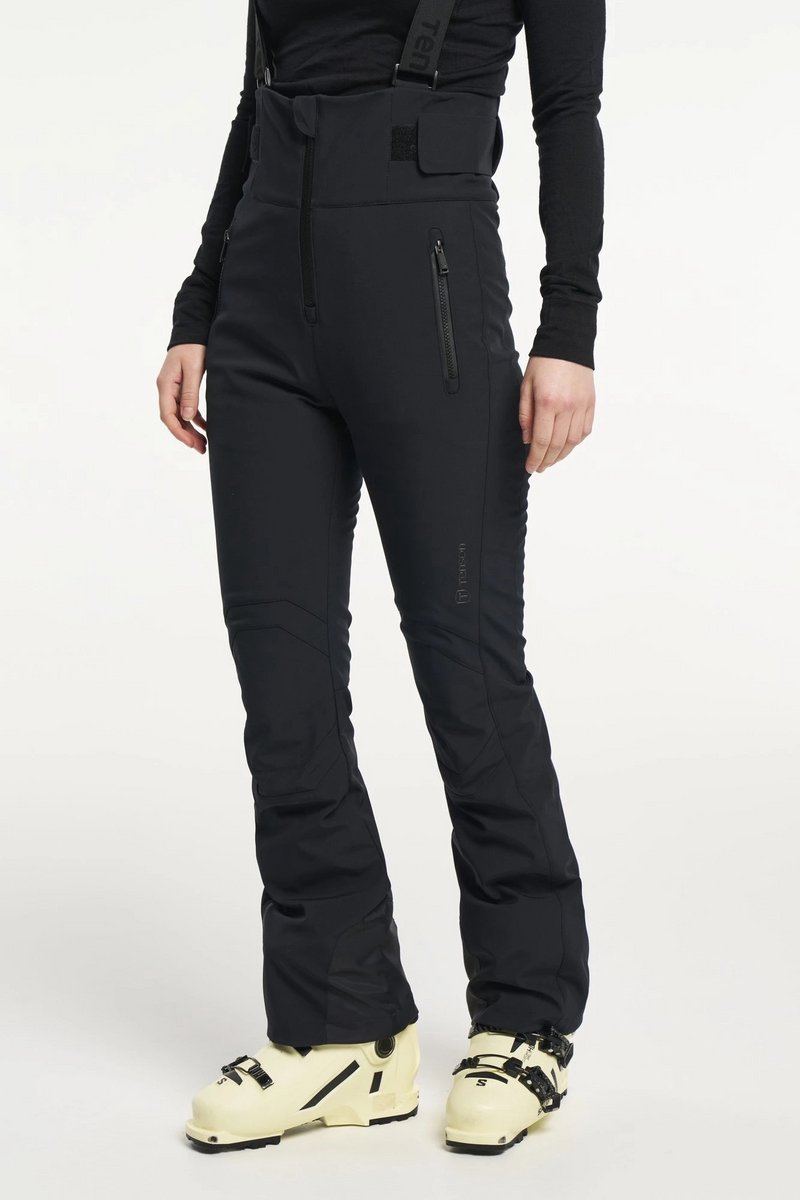 Tenson Womens Grace Softshell Bib Pants Grijs