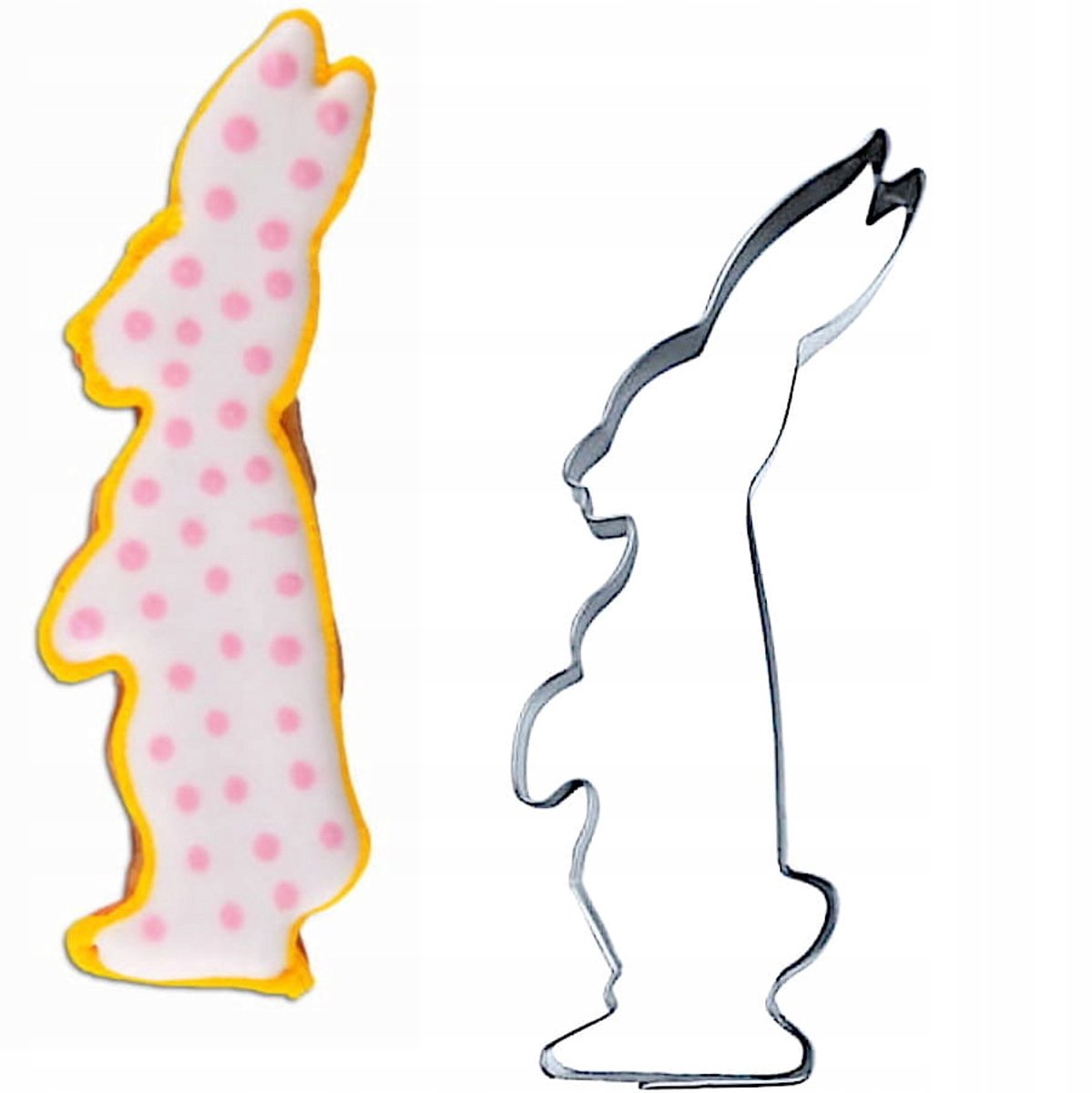 Paas Koekjesvorm Haas - Roestvrij Staal - 9,2 cm