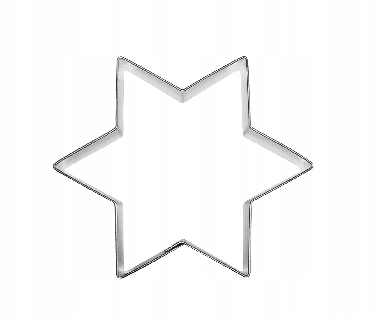 Stervorm Koekjesvorm - Roestvrij Staal - 8 cm