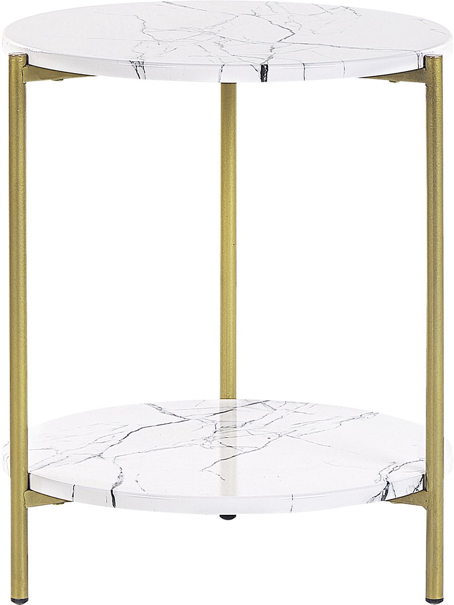 REVA - Bijzettafel - Wit - MDF