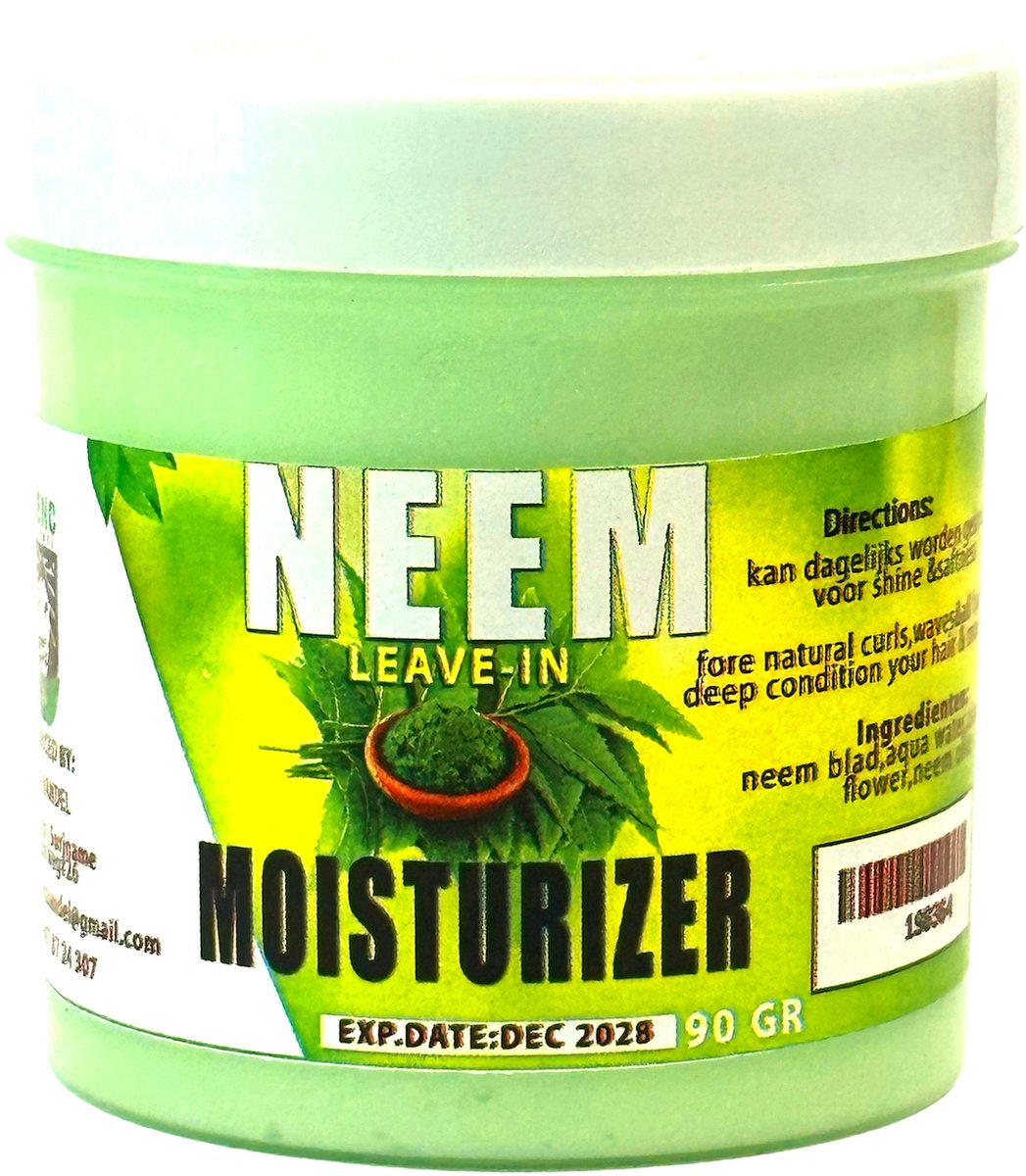 Neem Leave-In Moisturizer – 90 g – Verzorgende Haarcrème voor Dagelijks Gebruik