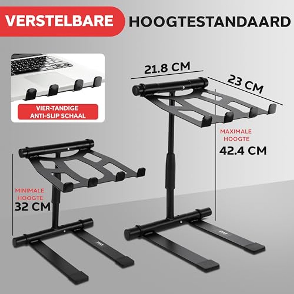 Opvouwbare Laptopstandaard - Draagbare en Verstelbare Laptophouder met Antislip