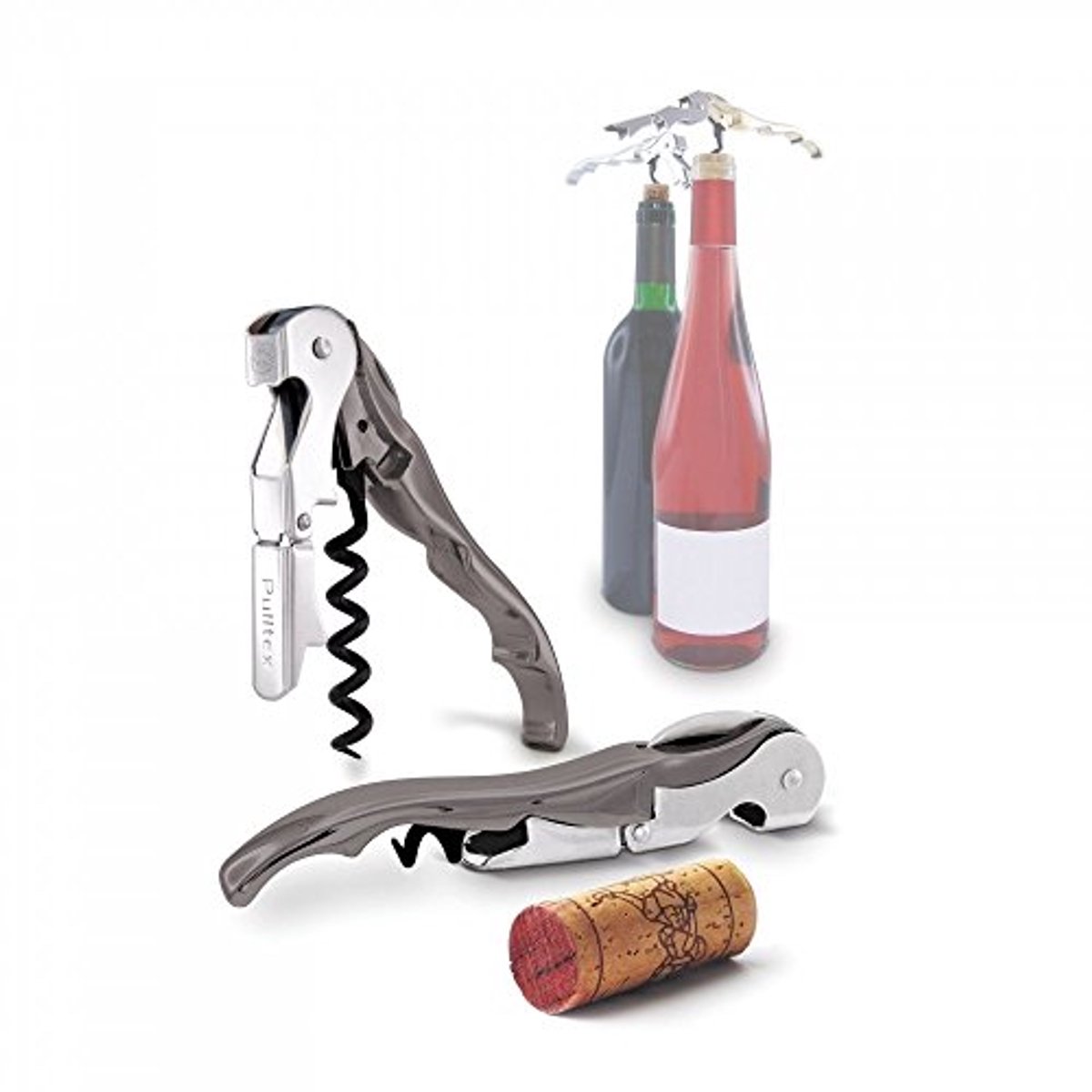 Corkscrew Classic Graphite - Handige Flessenopener voor Wijn