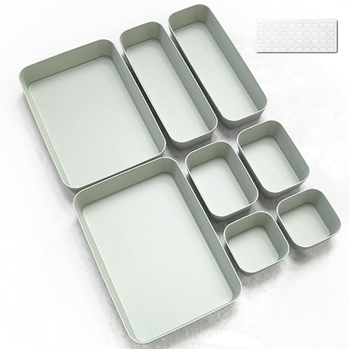 Lade-organizer Set - 8 Stuks voor Keuken en Badkamer Opberging