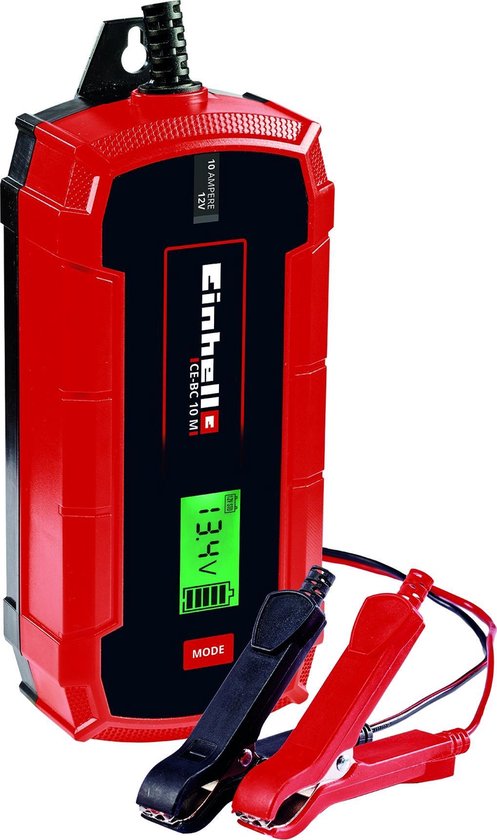 Einhell CE-BC 10 M Acculader - 12V - Max. laadstroom: 10A - Accu's tot  200Ah | bol.com