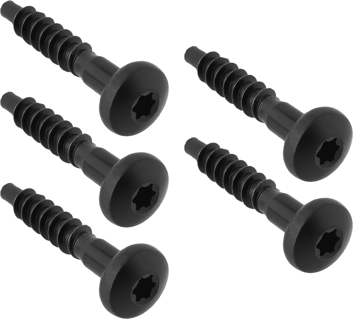 5Pcs Air Box Intake Filter Screw M6 12x40mm Torqx Head T25 Engine Air Filter Intake System Fixing Screw Compatible with GM 11611199 BAS01001