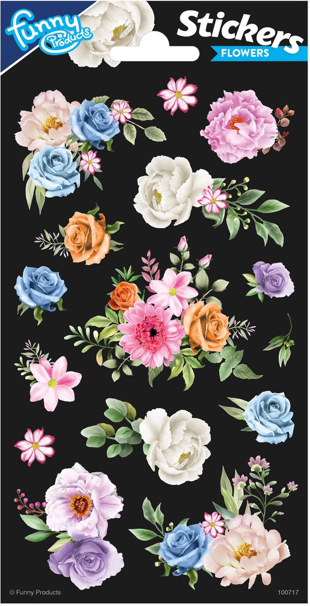 Stickervel Bloemen