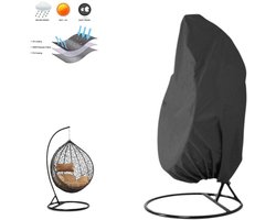 Hangende eierstoelhoes - 190x115cm - Eierschaal stoffen hoes - Tuin - Schommelset - Patio hangstoel - 210D - Oxford riet - Waterdichte eierstoel voor buiten - Buitenproducten