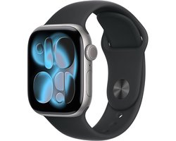 Apple Watch 11 - Wifi - 42mm - Space Grey Aluminium Case with Black Sport Band - S/M