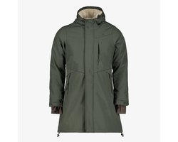 Mountain Peak lange gevoerde dames softshell jas groen - Maat XXL