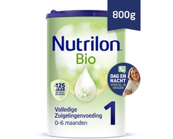 Nutrilon Bio 1 – Volledige Zuigelingenvoeding 0-6 Maanden – 800g – IE-ORG-02