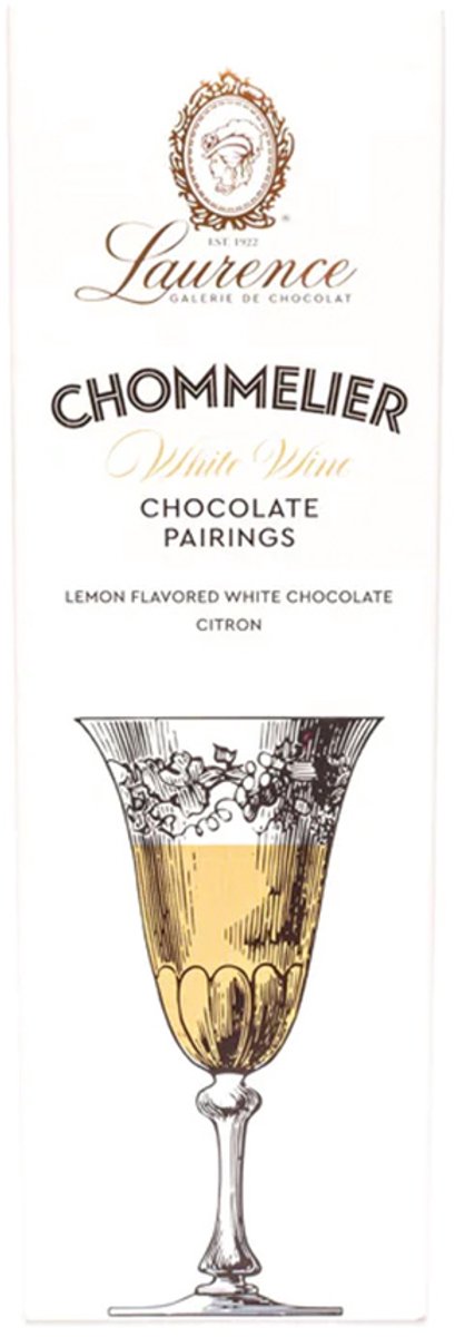 Witte chocolade met citroensmaak Laurence Chommelier White Wine, 100 g