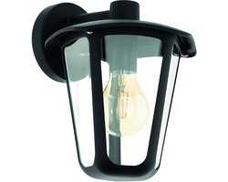EGLO Monreale Wandlamp Voor buiten - E27 - IP44 - Zwart