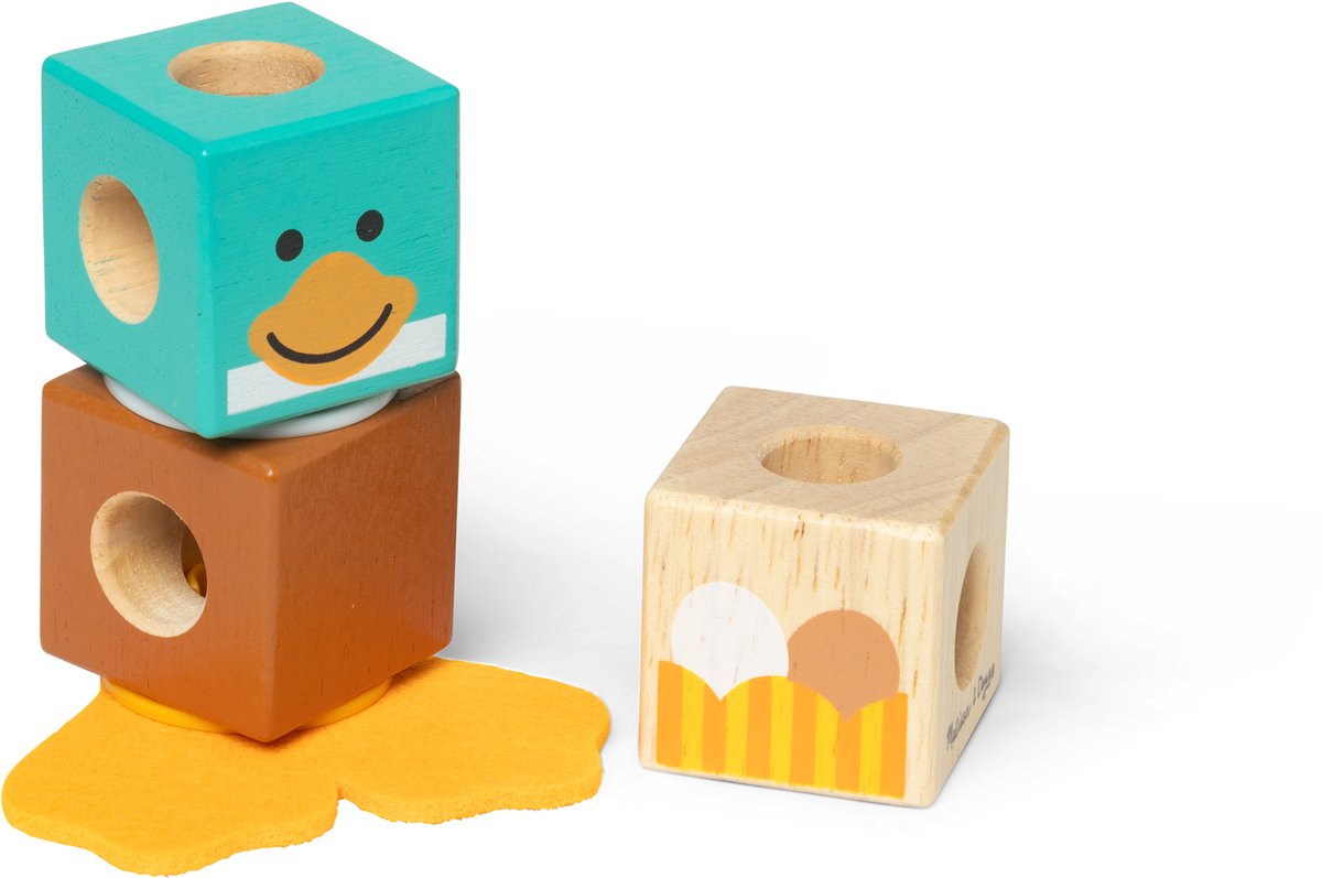 Melissa & Doug – Blockables™ Boerderijdieren – 360° bouwen — afbeelding 4