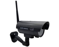 Nep Dummy Camera met WiFi Antenne voor Buitenbeveiliging - Realistische Simulatie met Knipperende Rode LED Licht