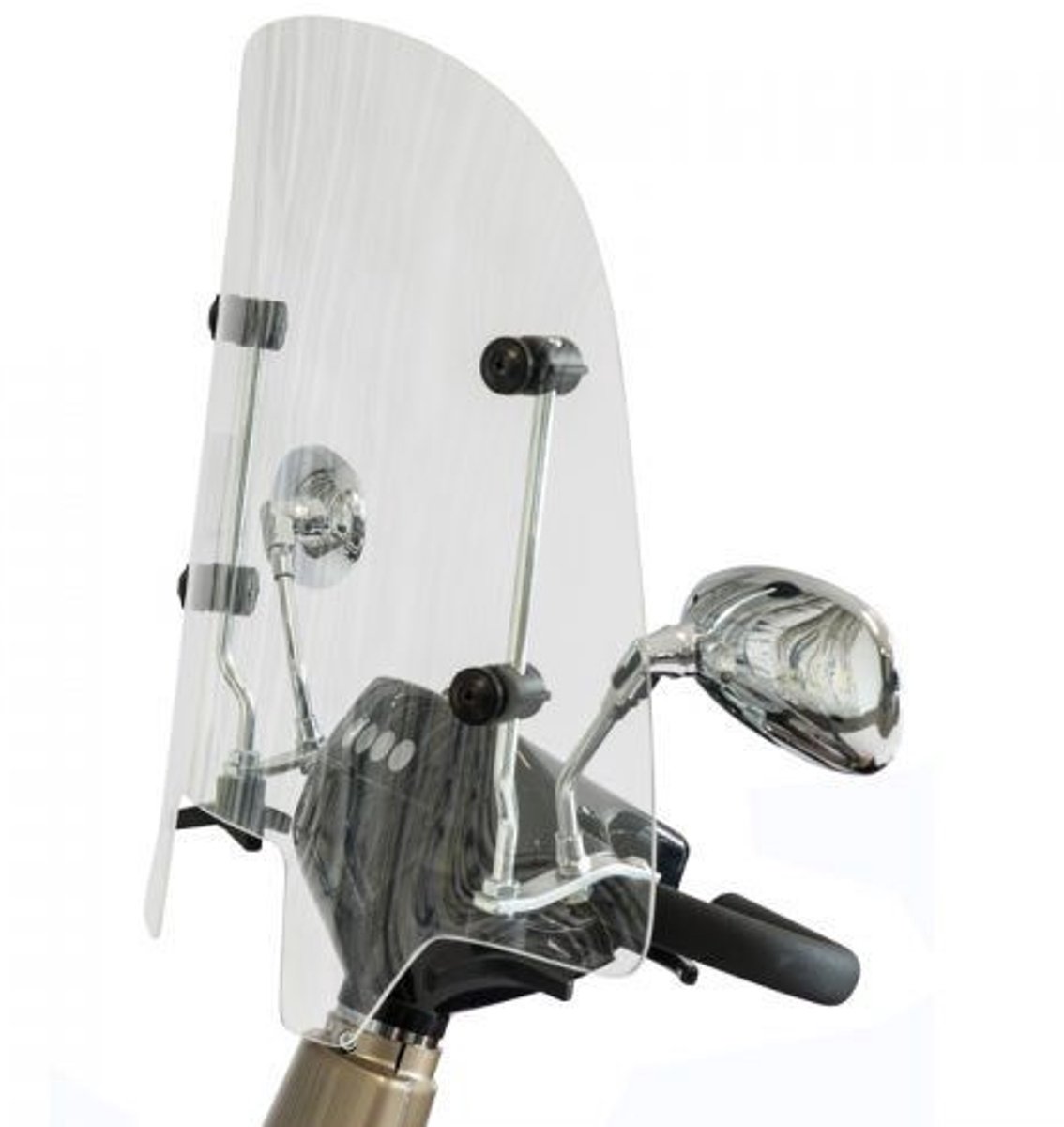 Scootmobielaanhuis - Windscherm Universeel - Hoog - 57 cm x 57 cm (H x B)
