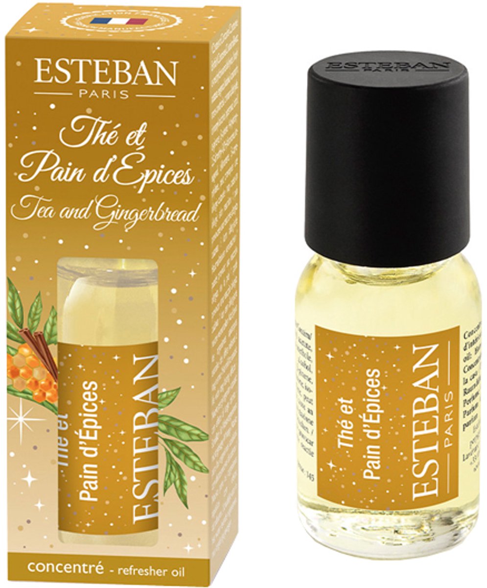 Esteban kerst Tea and Gingerbread essentiële olie 15ml