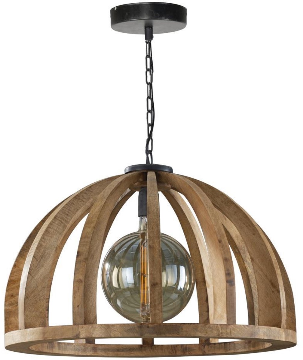 Giga Meubel Hanglamp - Naturel Hout - 1-Lichts - Ø60x150cm