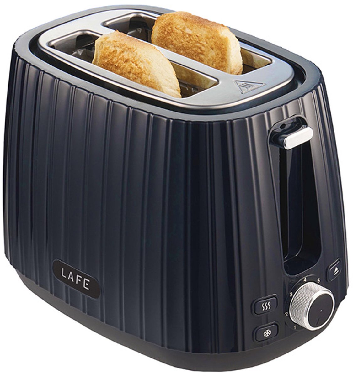 Lafe - Broodrooster - 7-traps toastregeling - max. 1080W - Zwart, Modern