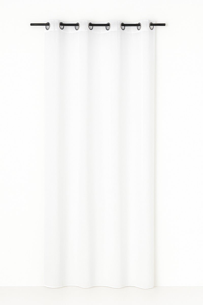 Monna voorhang gordijn wit 8 Rings 135 x 260 cm